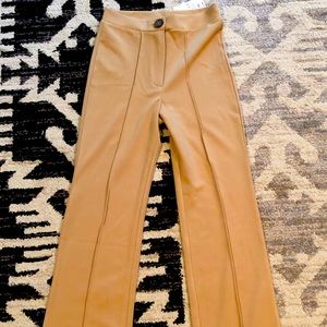 Mustard yellow extra small BRAND NEW NEVER WORN Forever 21 leggings with button